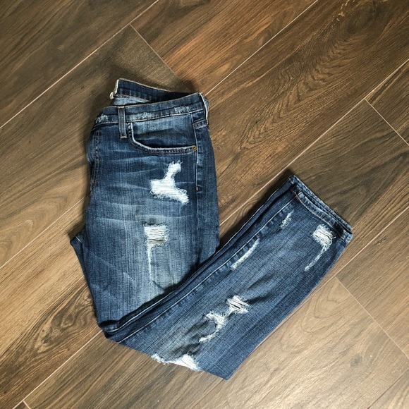Current/Elliott Denim - Current/Elliott  distressed Jeans